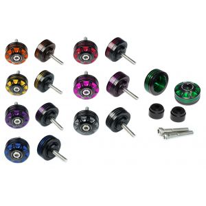 ปลายแฮนด์ CNC Dual ANODIZED ใส่ได้ทั่วไป LEAD / Giorno+ / X-MAX / FORZA-350 / ADV-350 / PCX-160 CR RACING