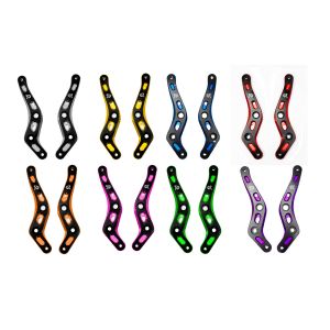 ขายึดชิวหน้า CNC Dual Anodize FORZA-350 Special Edition PIRANHA