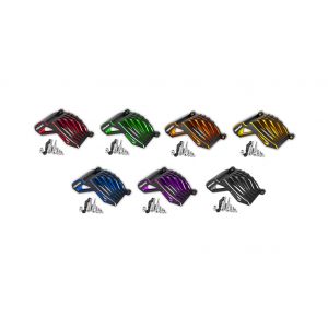 กันล้มแคร้งเครื่อง ครีบระบาย CNC Duo Anodize PCX-160 PIRANHA