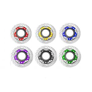 จานดิสเบรคหน้าแต่ง สองชั้น หมุดสแตนเลส 220mm HONDA PCX-160 2023-2025 ABS CR RACING