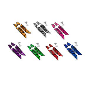 แผ่นเพลทวางเท้า CNC DUO ANODIZE PCX-160 2025 Special Edition PIRANHA