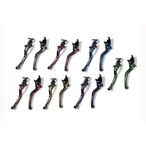มือเบรค CNC PIRANHA LEVERS ปรับระดับ DUO ANODIZE HONDA FORZA-350 / ADV-350 Special Edition
