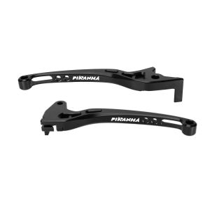 มือเบรค CNC V3 PIRANHA LEVERS GIORNO+ ABS / LEAD-125 All Black
