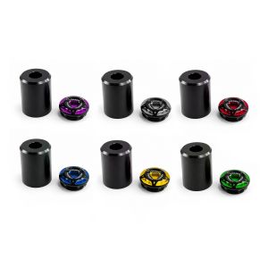 บูชรองน๊อตล้อหลัง CNC DUAL ANODIZED GPX DZ-2 PIRANHA